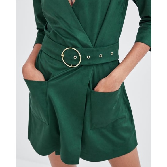 Zara faux suede jumpsuit - Picture 3 of 5